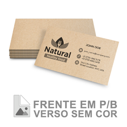 Cartão de Visita Reciclado